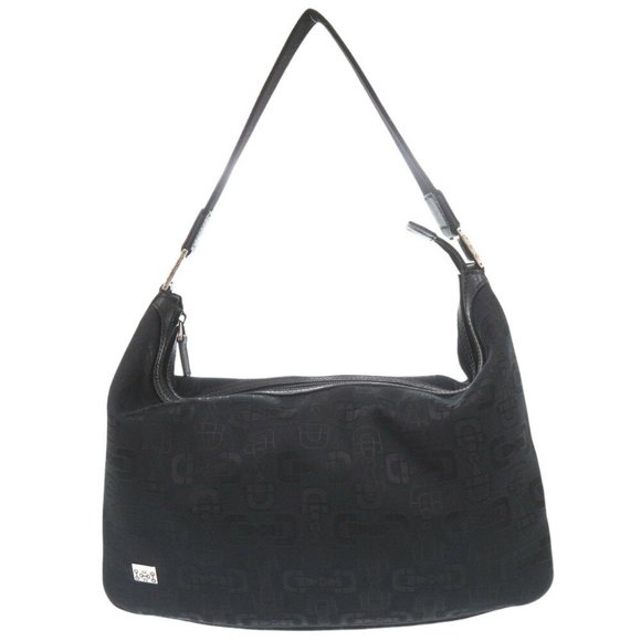 Gucci Horsebit Black Canvas shoulder - Picture 1 of 10